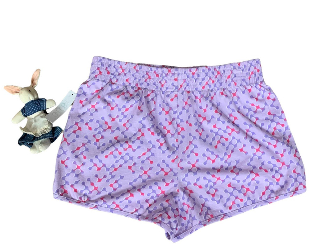 Purple Organic Cotton Jogger Shorts SIZE 1X DNA Molecule Geekcore Nordstrom NEW